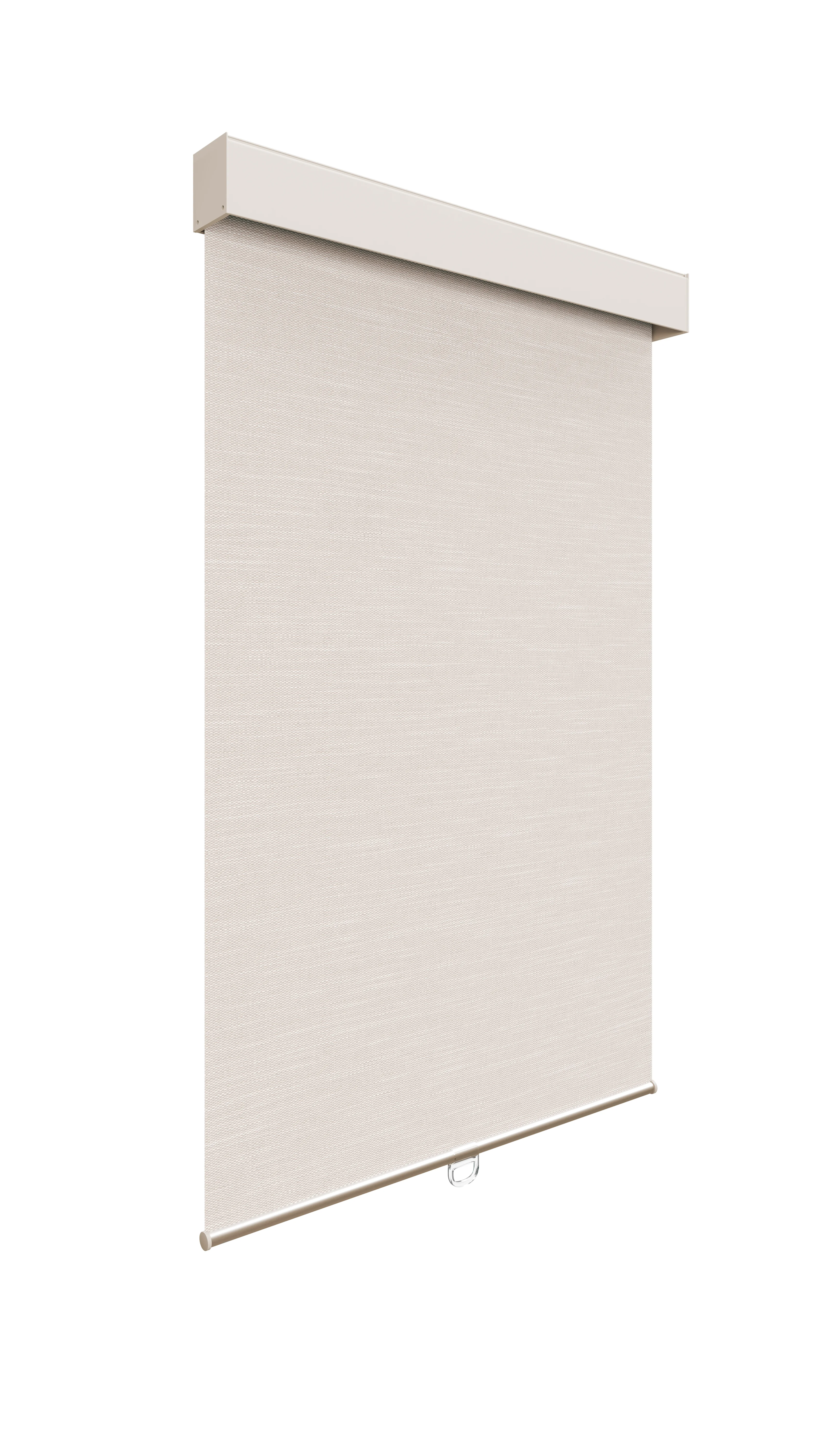 Toile opaque beige — vue de 3/4