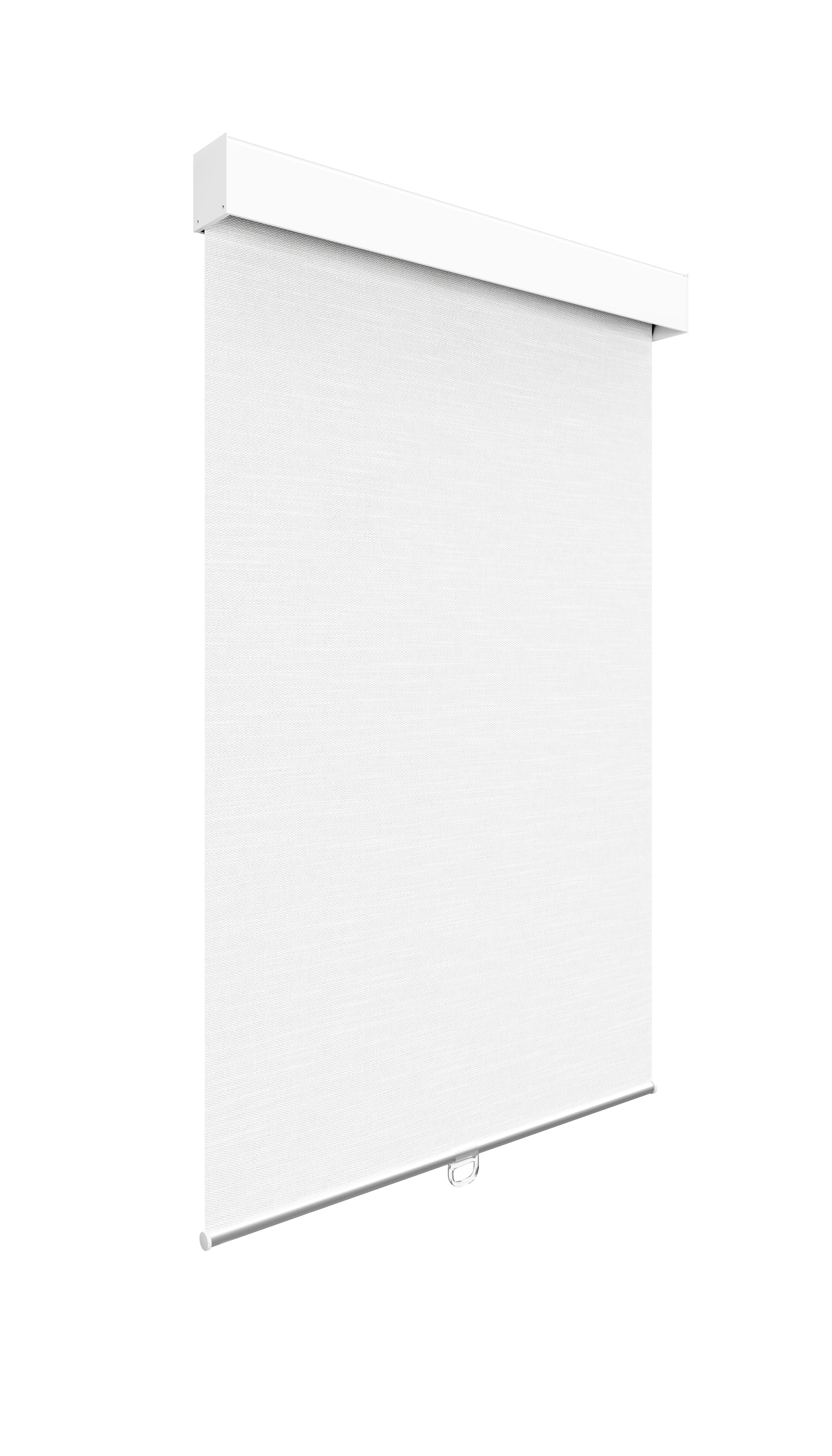 Toile translucide blanche — vue de 3/4